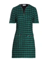 Sandro Short Dresses In Green