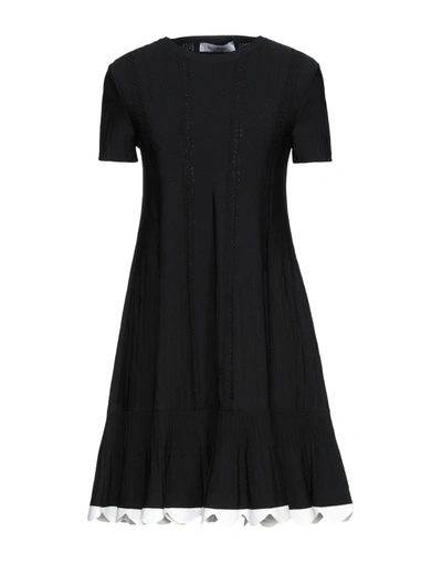 Valentino Short Dresses In Black