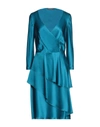 Alberta Ferretti Midi Dresses In Blue