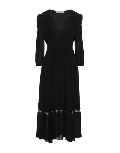 Philosophy Di Lorenzo Serafini Midi Dresses In Black