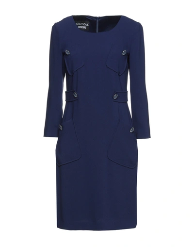 Boutique Moschino Short Dresses In Blue