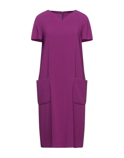 Aspesi Midi Dresses In Mauve