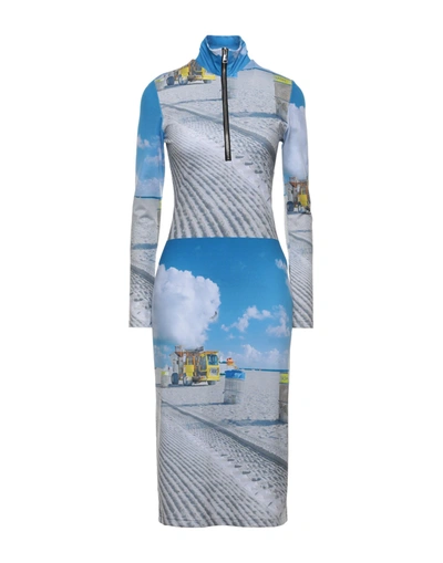 Natasha Zinko Midi Dresses In Azure