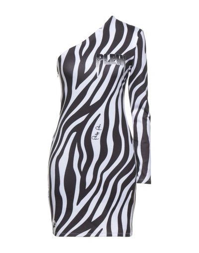 Philipp Plein Short Dresses In Black
