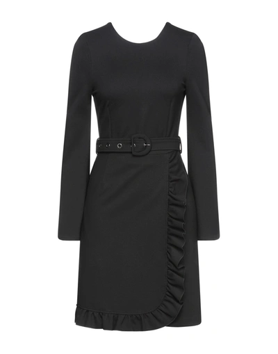 Sfizio Short Dresses In Black