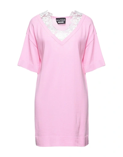 Boutique Moschino Short Dresses In Pink