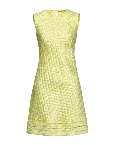 Ermanno Scervino Short Dresses In Yellow