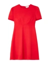 Alexander Mcqueen Short Dresses In Red