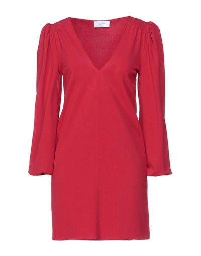 Soallure Short Dresses In Red