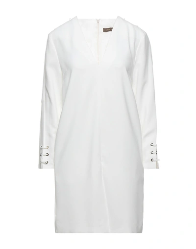Space Simona Corsellini Short Dresses In White