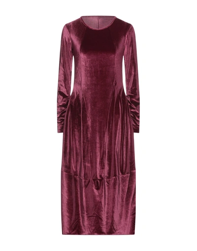 High Midi Dresses In Red