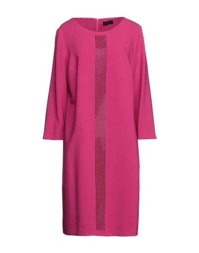 Malaica Midi Dresses In Fuchsia