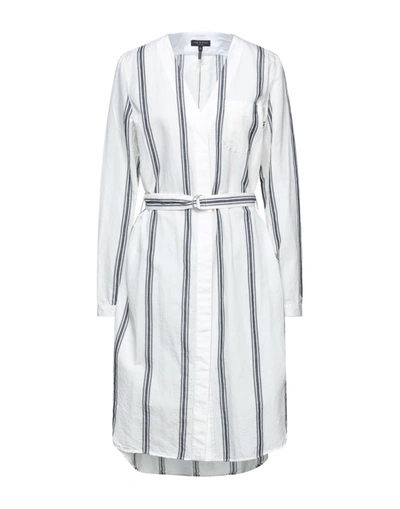 Rag & Bone Midi Dresses In White