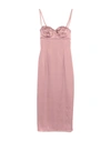 Dolce & Gabbana Midi Dresses In Pastel Pink