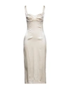 Dolce & Gabbana Midi Dresses In Beige