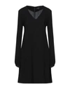 Antonelli Short Dresses In Black