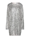 In The Mood For Love Woman Mini Dress Beige Size L Polyester In Silver