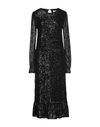 Be Blumarine Midi Dresses In Black