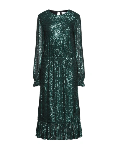 Be Blumarine Midi Dresses In Green