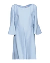 VALENTINO VALENTINO GARAVANI WOMAN MINI DRESS SKY BLUE SIZE 10 VIRGIN WOOL, SILK,15140706XS 8