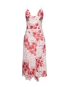 Ermanno Scervino Midi Dresses In Red