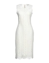 Ermanno Scervino Midi Dresses In White