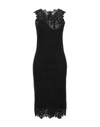 Ermanno Scervino Midi Dresses In Black