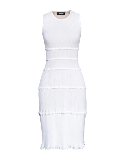 Dsquared2 Short Dresses In White