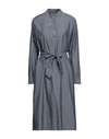 Fabiana Filippi Midi Dresses In Slate Blue