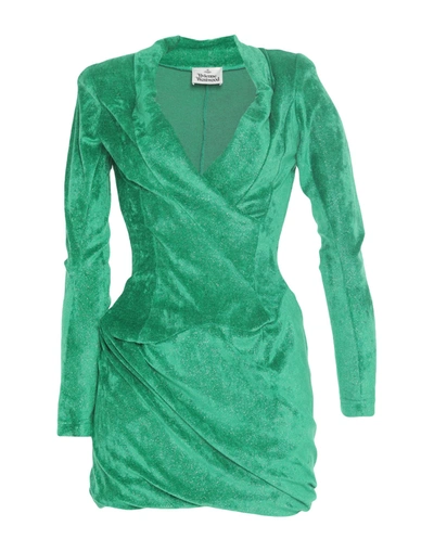 Vivienne Westwood Short Dresses In Green