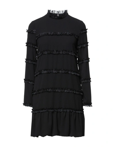 Pinko Short Dresses In Black