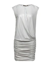 Space Simona Corsellini Short Dresses In Light Grey