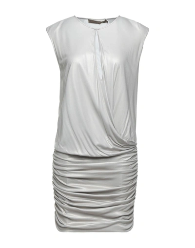 Space Simona Corsellini Short Dresses In Light Grey