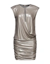 Space Simona Corsellini Short Dresses In Khaki
