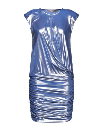 Space Simona Corsellini Short Dresses In Blue