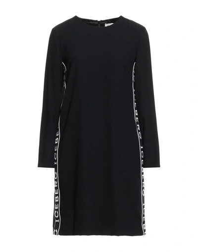 Iceberg Short Dresses In Black