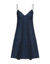 Ermanno Scervino Short Dresses In Blue