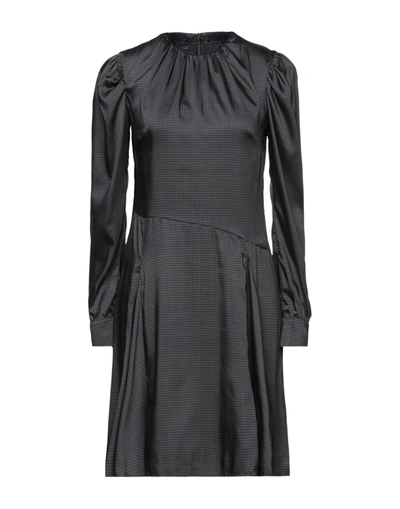 Drome Short Dresses In Black
