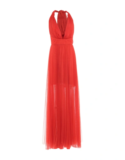 Maria Lucia Hohan Long Dresses In Red