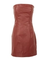 8 By Yoox Short Dresses In Red