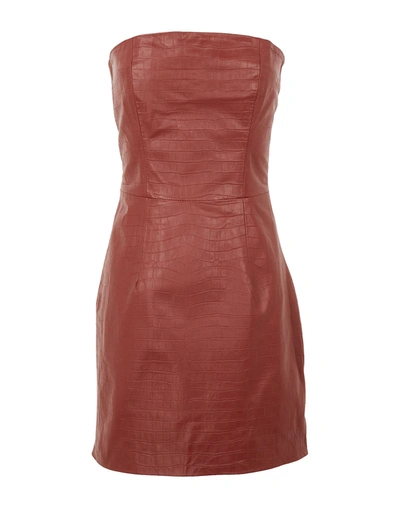 8 By Yoox Short Dresses In Red