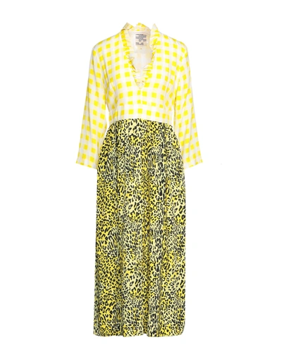 Baum Und Pferdgarten Midi Dresses In Yellow