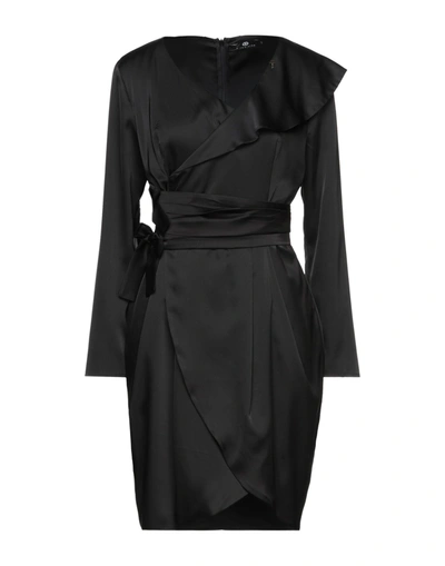 Divedivine Short Dresses In Black