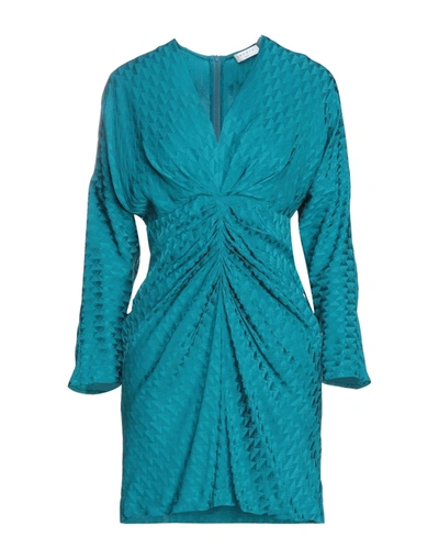 Sandro Short Dresses In Green