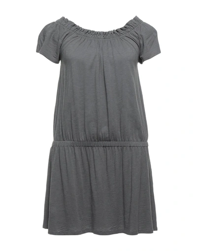 Juvia Short Dresses In Grey