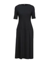 Aspesi Midi Dresses In Black