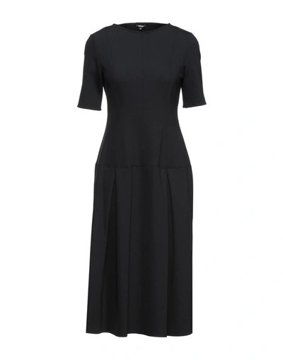 Aspesi Midi Dresses In Black