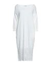 Bruno Manetti Midi Dresses In White