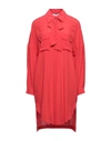 Atos Lombardini Short Dresses In Red