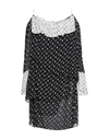 Blumarine Short Dresses In Black